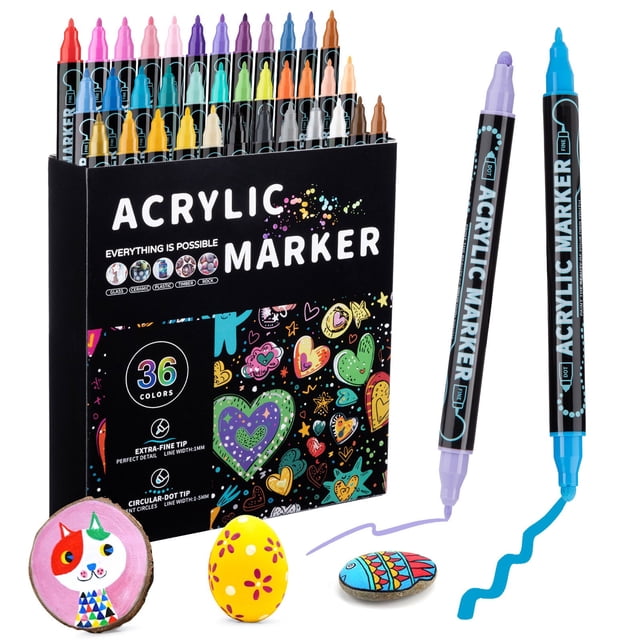 Pen 1 Product Category Marker Set with 25ml Inks for Projects Rich Color Smooth and Durable Tips Portable for Designers and