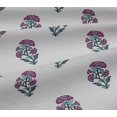 thumbnail image 5 of oneOone Georgette Viscose Fabric Leaves & Floral Block Decor Fabric Printed BTY 42 Inch Wide, 5 of 5