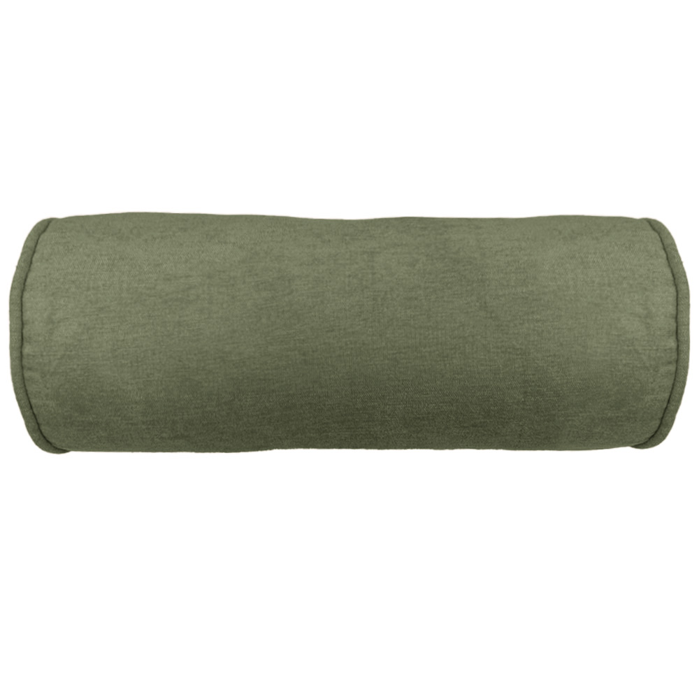 Coussin traversin Mainstays en chenille, 20 x 7 po, vert sauge