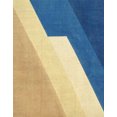 thumbnail image 1 of Ahgly Company Indoor Rectangle Abstract Steel Blue Abstract Area Rugs, 8' x 12', 1 of 6