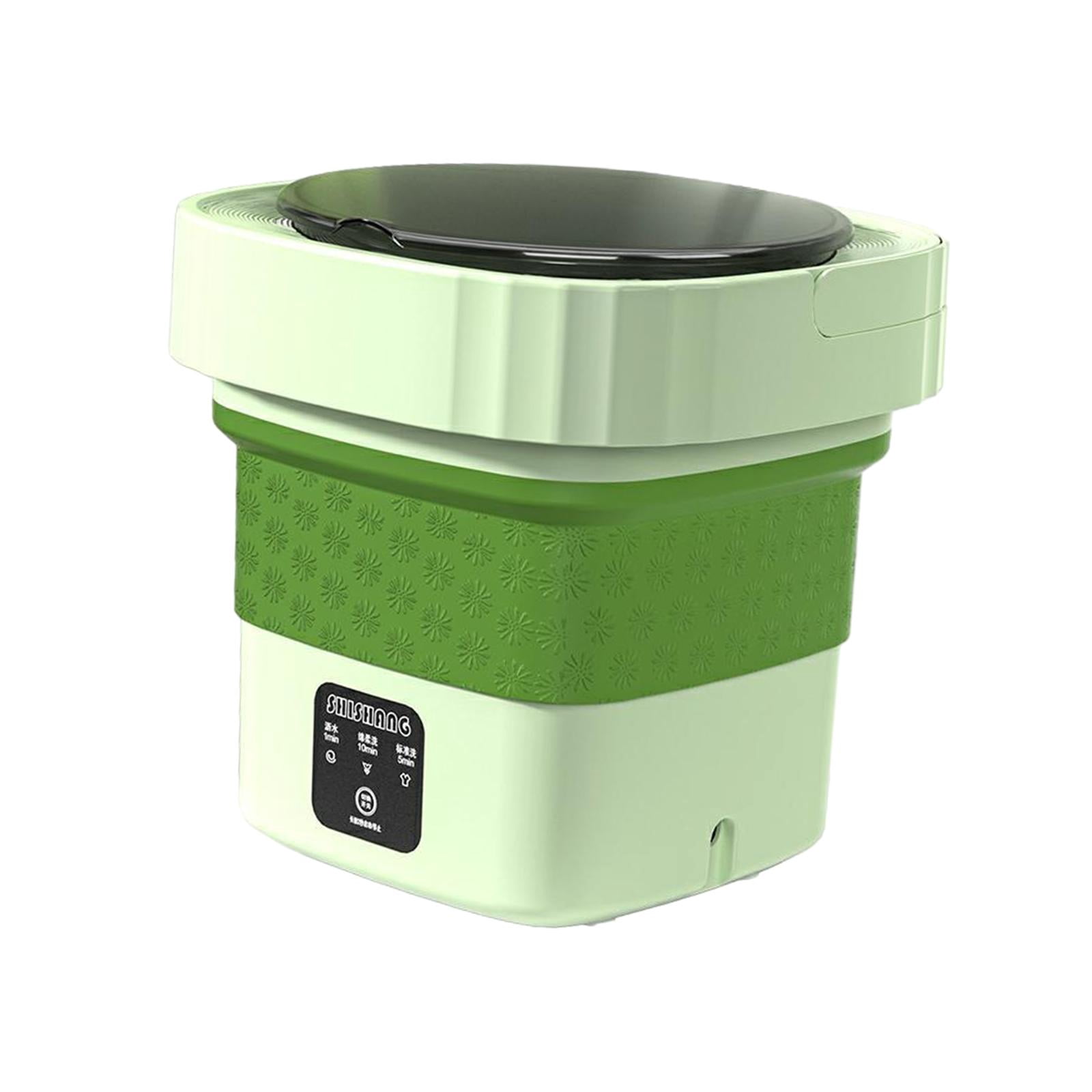 Socks Washing Machine Mini Washing Machine Rvs Electric Lightweight Washer Portable Washing Machine 36W Laundry Underwear Washing Machine green