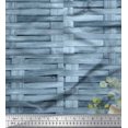 thumbnail image 1 of Soimoi Blue Georgette Viscose Fabric Check,Leaves & Floral Print Sewing Fabric BTY 42 Inch Wide, 1 of 3