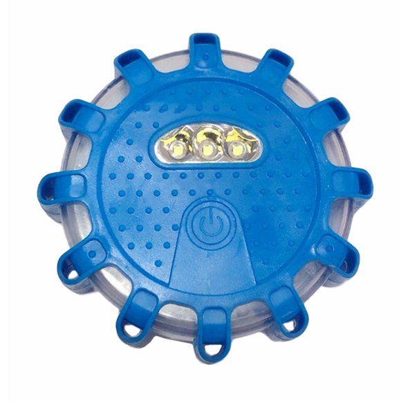 60LM 3000K Voiture Secours Bord de la Route Feux de Sécurité Avertissement Portable Lampe de Secours Lampe de Poche Éclairage Outil Équipement Extérieur Bleu