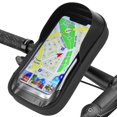 thumbnail image 1 of Handlebar Bag Phone Holder Bike Front Frame Phone Bag Waterproof Bicycle Motorcycle Cycling Bag Handy E-Bike Pouch 360° Rotatable Cell Phone Holder for Smartphone Motorcycle Bike, 1 of 11