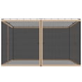 thumbnail image 1 of Outsunny 12' x 12' Gazebo Replacement Mosquito Netting Screen Walls, Beige, 1 of 10