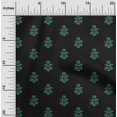 thumbnail image 1 of oneOone Cotton Flex Fabric Leaves & Floral Block Print Fabric BTY 40 Inch Wide, 1 of 5