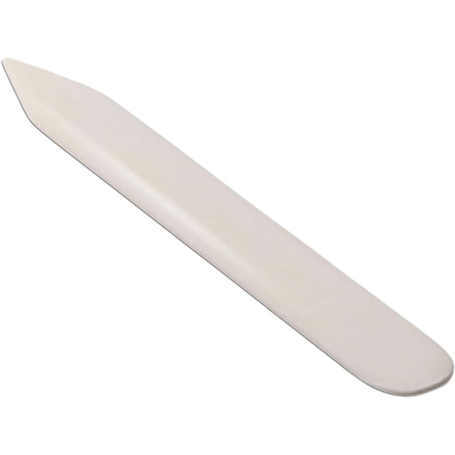 LNGOOR 1pc Genuine Bone Folder Scoring Folding Creasing Origami Paper Creaser Crafting Scrapbooking Tool For DIY Handmade Leather Burnishing Bookbinding Cards And Paper Crafts