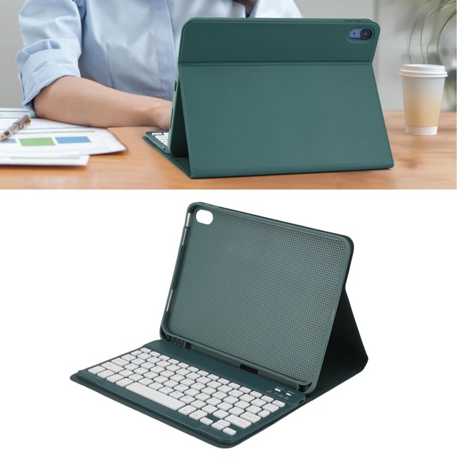Étui pour Tablette Compatible avec A16 11e Génération 11 Pouces 10e Génération 10.9 Pouces Clavier Détachable Rétroéclairé 7 Couleurs Étui de Protection pour Tablette