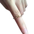 thumbnail image 4 of Bowknot Design Women Girl Rhinestone Women Rings Rhinestone Bowknot Ring with Micro Paved Bow Tie for Party Dating, 4 of 6