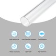 thumbnail image 3 of Unique Bargains Acrylic Pipe Clear Rigid Round Tube 36mm ID 40mm OD 10' for Lamps and Lanterns, Water Cooling System, 3 of 6