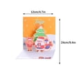 thumbnail image 3 of Christmas Cards with Envelopes Christmas Tree Card,3 D Glitter Christmas Tree Greeting Card and Envelope,3 D Christmas Greeting Card,Greeting Card Merry Christmas Card Winter Holiday, 3 of 6
