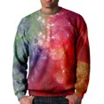 thumbnail image 1 of RKSTN Chandails à Capuchon pour Hommes Mode d'Automne Chandail Doux Décontracté Col Rond Manches Longues Chandail à Enfiler Chandails Imprimés Blouse Chandail pour Hommes, 1 of 4