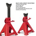 thumbnail image 4 of Car Lifting Stand, Jack Stand 2 Set 4400lbs Lightweight Adjustable Height Stable Base Carbon Steel  for SUV, 4 of 8
