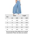 thumbnail image 2 of Women Oversized Pants Solid Color Ladies Casual Pants Boho Style Vacation Outfit, 2 of 6