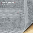 thumbnail image 3 of Canadian Linen Luxury Everest Hand Towels, 16”x28”, 6 Pack, Soft Absorbent Cotton Lightweight Quick Dry Fingertip Towel Set for Spa Salons, Light Grey, 3 of 9