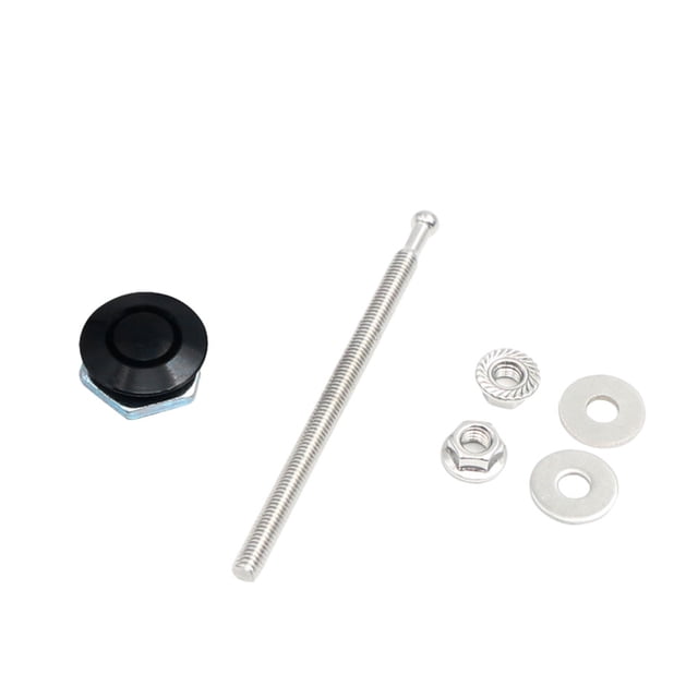 Transemion Car Modification Lightweight And Stylish Hood Lock Multiple Options Available black DP17-25 1Set