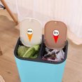 thumbnail image 4 of Dvkptbk bathroom trash can Compartment Trash Can for Kitchen Waste White Waste Container with Lid for Dry and Wet Separation Stylish Home Garbage Bin, 4 of 6
