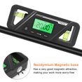 thumbnail image 4 of yeacher Digital Billet Torpedo Level Protractor ABS 90 Degree Black, 4 of 8