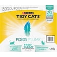 thumbnail image 3 of Purina Tidy Cats Light Weight Free & Clean Unscented Multi-Cat, Clumping Litter 5.44 kg, 3 of 9