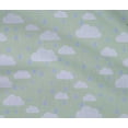 thumbnail image 4 of oneOone Cotton Flex Fabric Raindrop & Clouds Nature Print Sewing Fabric BTY 40 Inch Wide, 4 of 4