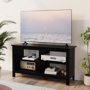 TV Stand, Entertainment Center Television Stands Cabinet with 4 Open Shelves TV Media Console Table for TVs up to 49" for Living Room
