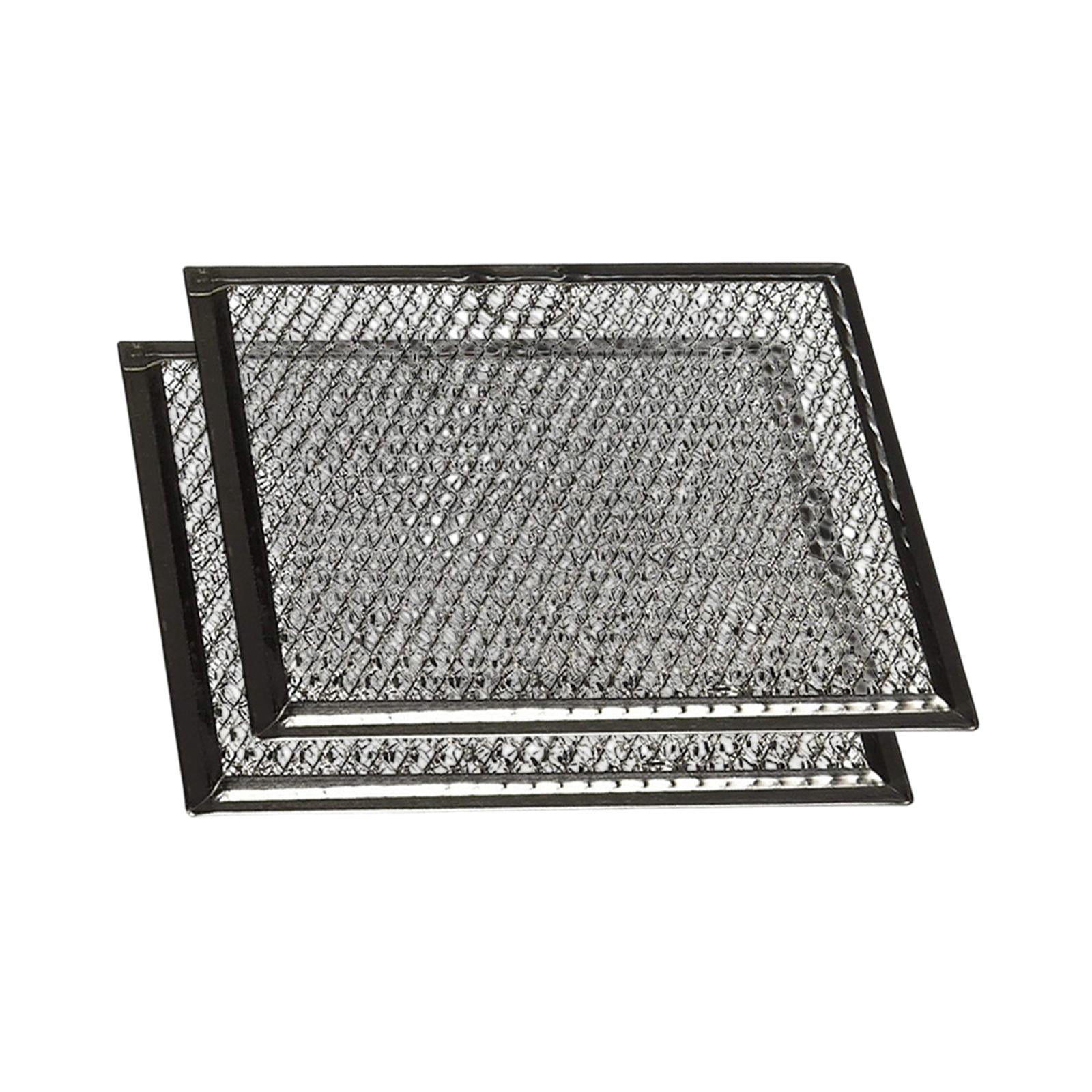 Tnarru 2x Microwave Oven Aluminum Foil Filter Mesh Accessories for WB02X11534 Filtration Replacement for Kitchen Appliances