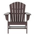 thumbnail image 3 of Chaise Adirondack Classique d'Extérieur (Ensemble de 4) en Brun Foncé, 3 of 8