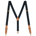 thumbnail image 1 of Buyless Fashion Leather End Suspenders for Men - 48 Elastic Adjustable Straps 1 - Y Shape, 1 of 1
