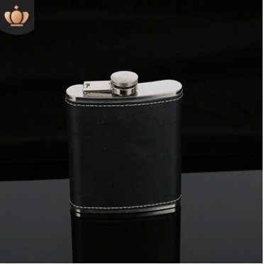Bouteille de Vin de Poche en Acier Inoxydable Chaude, Flasque d'Alcool pour Liqueur, Whisky, 5/6/7/8/9 Oz