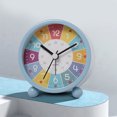 thumbnail image 2 of Children's Alarm Clock, Analogue Alarm Clock, No Ticking, Learning Alarm Clock, Children's Quartz Alarm Clock, 2 of 3