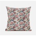thumbnail image 1 of HomeRoots 413622 18 in. Pale Green Roses Zippered Suede Throw Pillow, White, Yellow & Red, 1 of 3