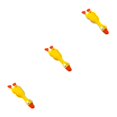 thumbnail image 1 of Transemion Squeaky Dog Toy Joy And Entertainment To Furry Friend Yellow And High Elastic Red bill duck 3Set, 1 of 6