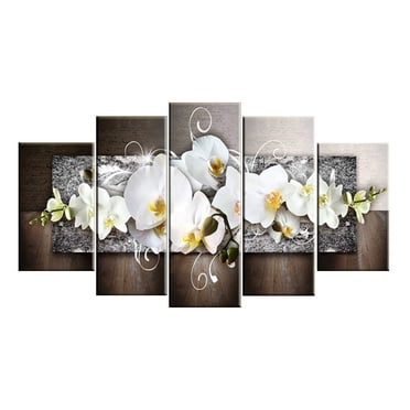 Canvas Paintings Wall Art Fashion Wall Art Canvas Painting 5 Mangnolia Flower Framed Canvas Wall Art Flower Canvas Wall Art Canvas Prints Wall Art