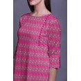 thumbnail image 3 of Bimba Robes Longues Droites pour Femmes Imprimées Manches 3/4 Vêtements Indiens, 3 of 6