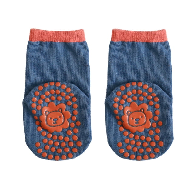 B91xZ Toddler Non Slip Socks Cotton Low Cut Sock,A 4-Infant
