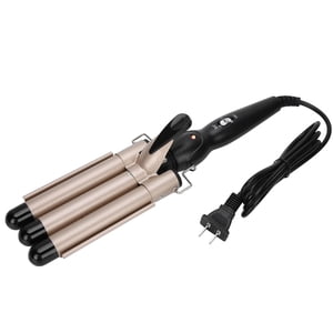3 Barrel Curling Iron Wand Ajustable Hair Curler Waver Crimper Hair Styling Tool 110V~240VUS Plug 22mm