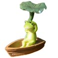 thumbnail image 2 of Cute Frog Ornament Realistic Painted Resin Animals Crafts Personalized Desktop Decor for Home Garden Courtyard(Little Frog Sleeping), 2 of 2