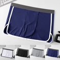 thumbnail image 4 of MYG Men Sexy Underwear Dress Open Crotch Breathable Boxers Button Adjust Bulge Pouch, 4 of 9