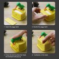 thumbnail image 4 of Baodh Toothpick Box Toothpick Storage Case Automatic toothpick dispenser Dispenser Bird Shape ABS Plastic Holder, Green, Yellow, 4 of 9