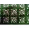 thumbnail image 5 of oneOone Cotton Silk Green Fabric Block Craft Projects Decor Fabric Printed By The Yard 42 Inch Wide, 5 of 5