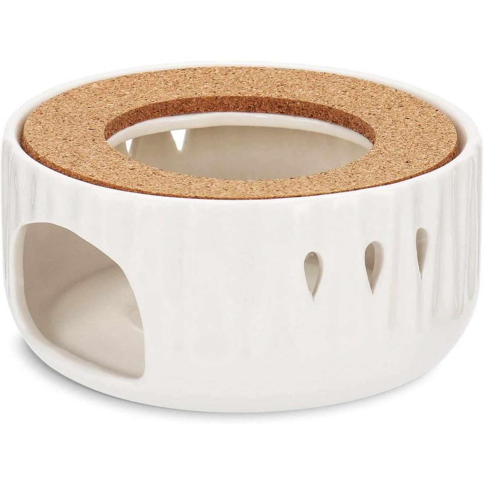 Ceramic Teapot Warmer Holder Base Tea Warmer Insulation Base Tea Coffee Water Warmer Candle