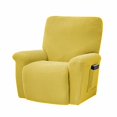 thumbnail image 1 of WRXMIJNHGSA Sofa Cover Under $30 Super Stretch Recliner Cover Recliner Couch Covers Recliner Chair Cover Form Fitted Non Slip Reclining Slipcovers For Standard Large Recliner Soft Thick, 1 of 7