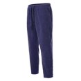 thumbnail image 3 of Innerwin Bottoms Drawstring Mens Trousers Holiday Elastic Waist Leisure Pants Blue 2XL, 3 of 4
