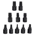 thumbnail image 4 of 10Pcs Screw Extractor Damaged Screw Remover Set Metal Easy Out Drill Bits Broken Bolt Stud Remover Multi-Spline Screw Extractor, 4 of 7
