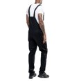 thumbnail image 2 of Men´s Bib Overalls Casual Solid Color Jumpsuit Jeans Suspender Pants, 2 of 7