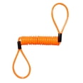 thumbnail image 3 of Almencla Câble de Rappel à Ressort de Sécurité avec Verrou à Disque d'Alarme 150cm pour Moto Vélo Électrique orange Arancia, 3 of 6