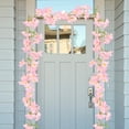thumbnail image 4 of XYAIYT Simulation Spring Flower Wall Hanging,72.83in Artificial Orchid Vines for Indoor Living Room Decor,Rattan Decorative Hanging for Weddings,Events Home Styling(Beige), 4 of 6