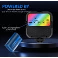 thumbnail image 2 of Lumière Vidéo Portable RGB avec 70 LEDs, Compatible avec Nikon D3000, Température de Couleur Réglable, et Batterie Rechargeable Longue Durée, 2 of 5