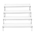 thumbnail image 3 of Langgg Clear Acrylic Display Riser Stand Perfume Cosmetics Holder for Decoration 29.5x34.5x20cm, 3 of 9