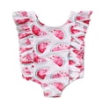 thumbnail image 1 of Maillot de Bain une Pièce pour Filles Tankini Sans Manches Bikini Tenue de Plage, 1 of 6